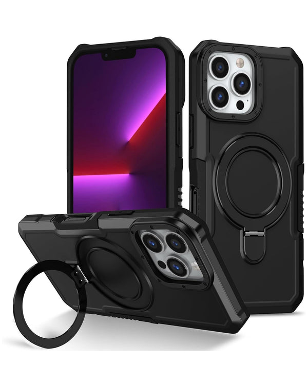 Encuentra la mejor funda antichoque con soporte para anillo para iPhone 16 Pro Max en Guatemala en SlowBack, mayorista de accesorios para celulares.