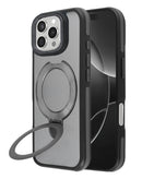 Protege tu iPhone 16 Pro Max con un case transparente mate, con carga inalámbrica y soporte integrado en Guatemala.