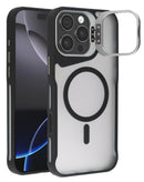 Encuentra la mejor funda de soporte transparente con carga inalámbrica para iPhone 16 Pro Max en Guatemala.
