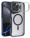 Funda mate transparente con soporte para cámara con carga inalámbrica para iPhone 16 Pro Max en Guatemala.