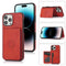 Encuentra la mejor funda cartera de cuero en color rojo para iPhone 16 Pro Max en Guatemala.