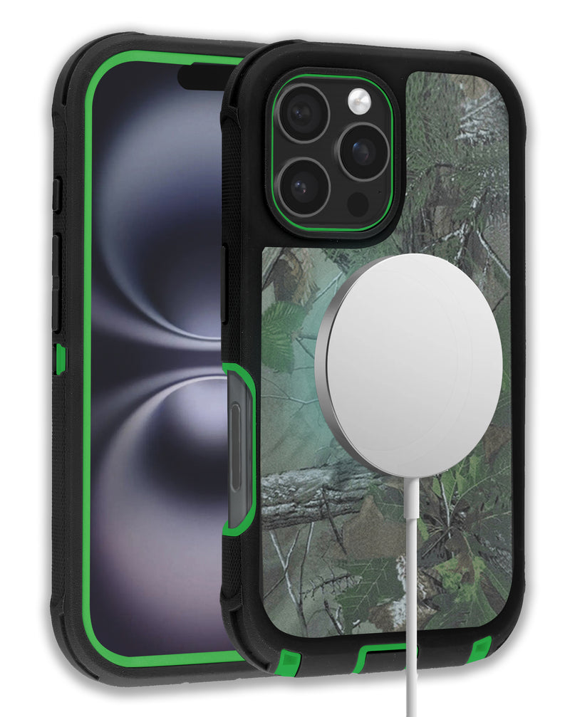 Encuentra la mejor funda heavy duty con carga inalámbrica para iPhone 16 Pro Max en Guatemala.