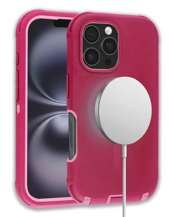 Encuentra la mejor funda de carga inalámbrica de alta resistencia para iPhone 16 Pro Max en Guatemala en SlowBack.
