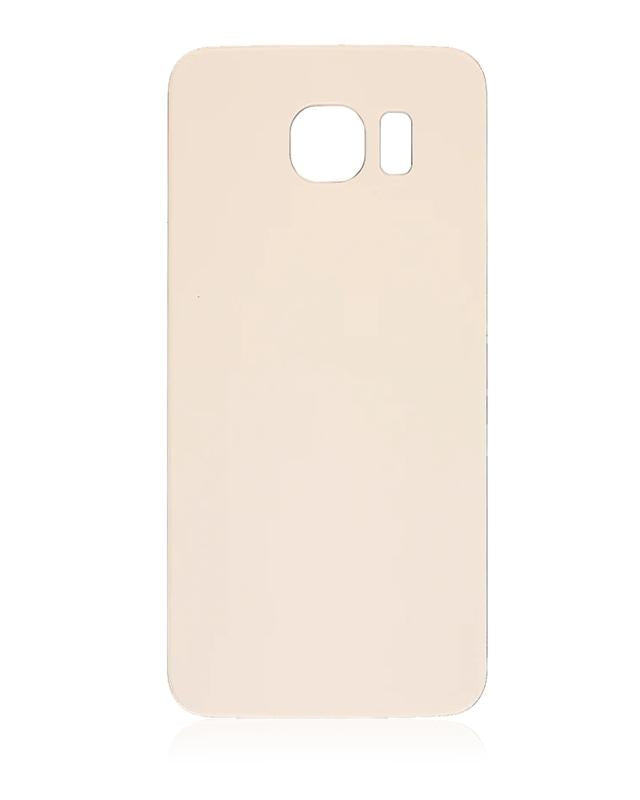 Encuentra la tapa trasera original en Gold Platinum para reparar tu Samsung Galaxy S6 en Guatemala con garantía.