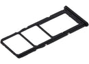 Bandeja SIM negra de repuesto para Samsung Galaxy M32 (M325), pieza original para slot SIM card.