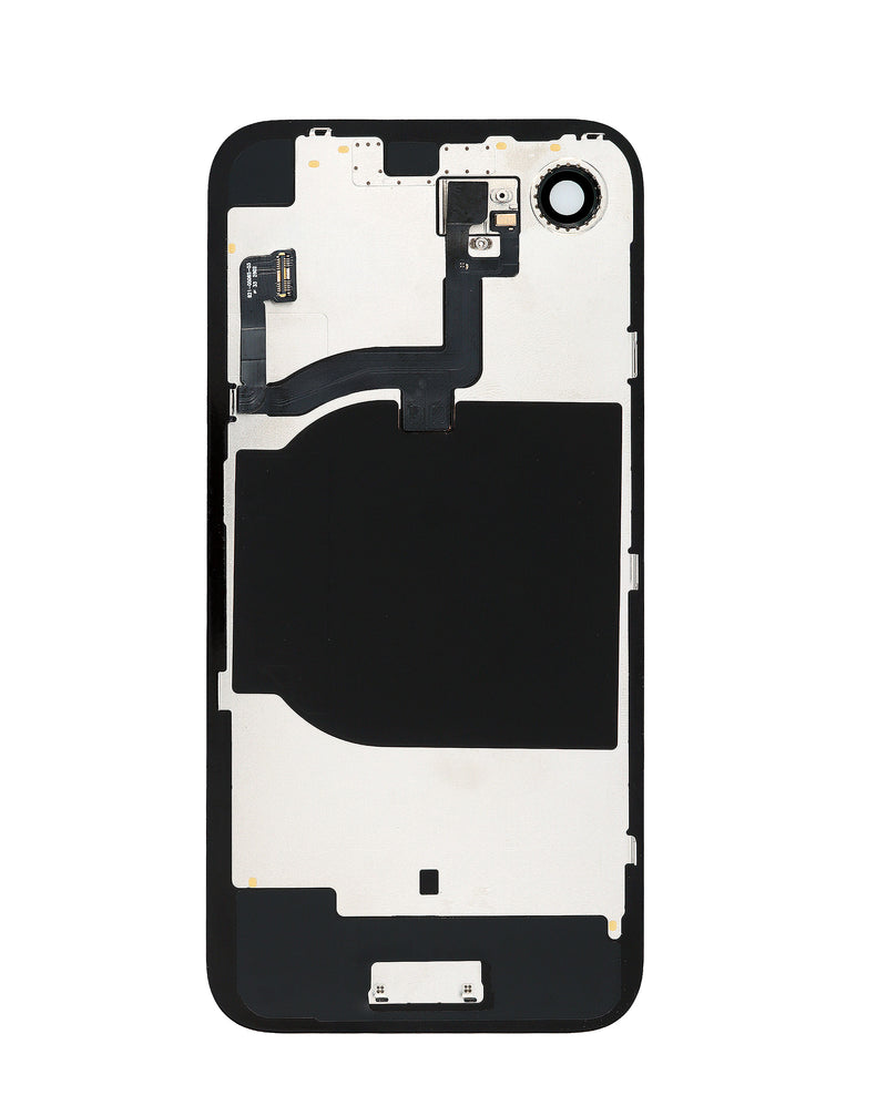 Tapa trasera de iPhone 16 con placa de acero y carga inalámbrica MagSafe en Guatemala para reparación y venta al por mayor.