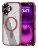 Encuentra la mejor funda transparente magnética CHERRY para iPhone en Guatemala.