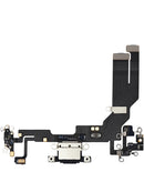 Reparación premium de puerto de carga flex para iPhone 16e en Guatemala, disponible en color negro.