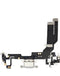 Reparación premium de puerto de carga para iPhone 16e en Guatemala con etiquetas BajoPPLCD y cable flex.