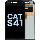 Pantalla original negra para Caterpillar CAT S41, incluye display LCD y digitalizador táctil. Ideal para reparación o reemplazo.