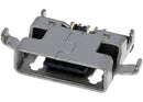 Puerto de carga Micro USB de 5 pines C182 con 4 puntos de anclaje para reparación de dispositivos electrónicos.