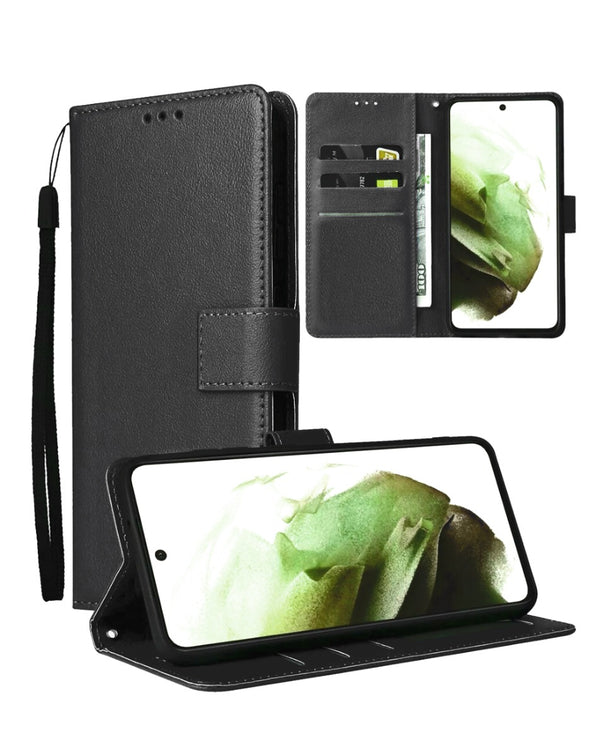 Compra la funda de cuero wallet para iPhone 16 Plus en Guatemala, ideal para proteger tu dispositivo y almacenar tus tarjetas de manera segura.
