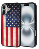 Encuentra la mejor carcasa de aluminio impresa con la bandera de Estados Unidos para iPhone 16 en Guatemala.