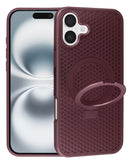 Compra la carcasa de disipación de calor con soporte para iPhone 16 Plus en Guatemala, ideal para mantener tu dispositivo fresco y protegido.