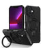 Encuentra la funda dura de PC antichoque con portador de anillo para iPhone 16 Plus en Guatemala, ideal para proteger tu dispositivo.
