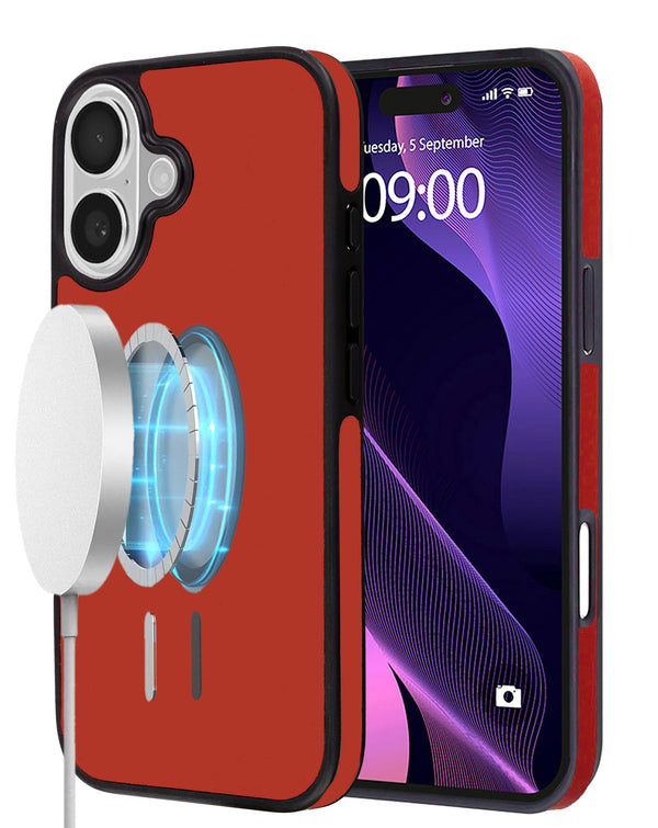 Encuentra la mejor funda de cuero full cover con carga inalámbrica para iPhone 16 en Guatemala.