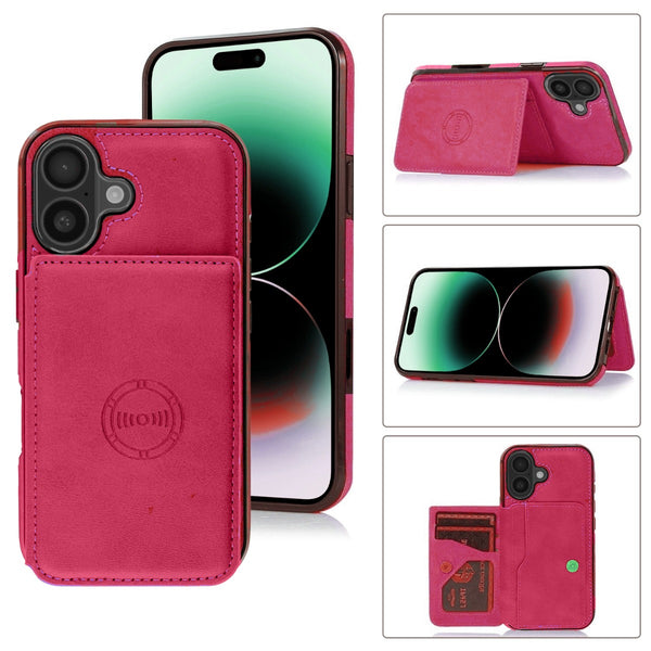 Encuentra la mejor funda con cartera de cuero para tu iPhone 16 Plus en Guatemala.