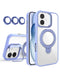 Encuentra la mejor Funda Magnetic Clear con 2 Kickstand y lente de cámara para iPhone 16 Plus en Guatemala.