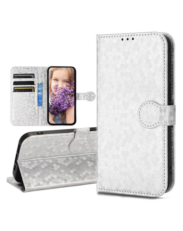 Encuentra la mejor funda de cuero honeycomb para iPhone 16 en Guatemala en SlowBack, tu tienda de accesorios Apple.