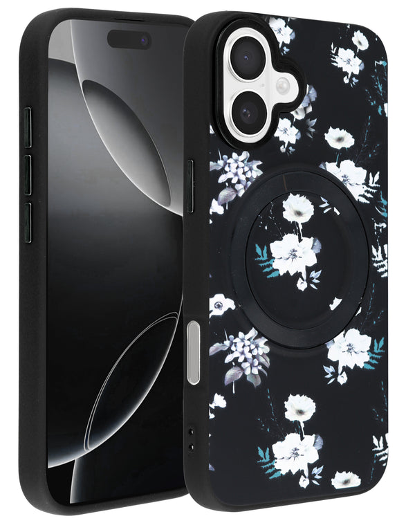 Compra tu estuche de carga inalámbrico Flower Design para iPhone 16 Plus en Guatemala y disfruta de la comodidad de cargar tu dispositivo de forma inalámbrica.