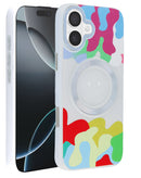 Encuentra el mejor estuche de carga inalámbrico para tu iPhone en Guatemala en blanco con diseño Happy Face.