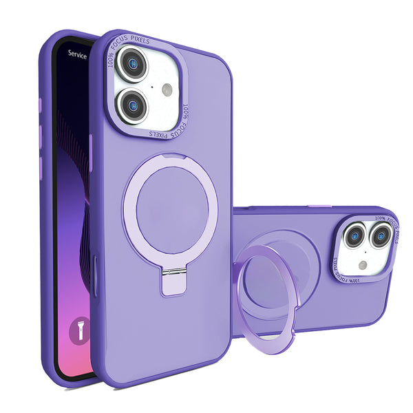 Encuentra el mejor case de carga inalámbrico Carbon con soporte anillo para iPhone 16 en Guatemala en la tienda de accesorios para iPhone de SlowBack.