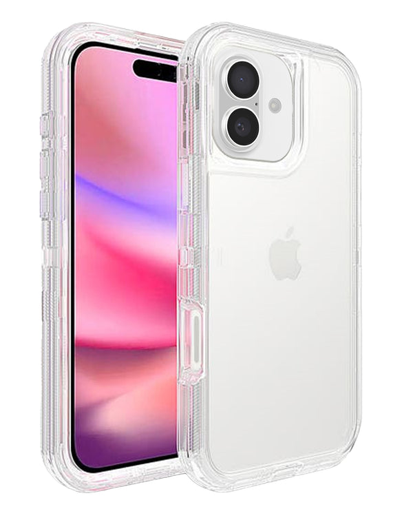 Funda transparente a prueba de golpes CLEAR iPhone 16 Plus