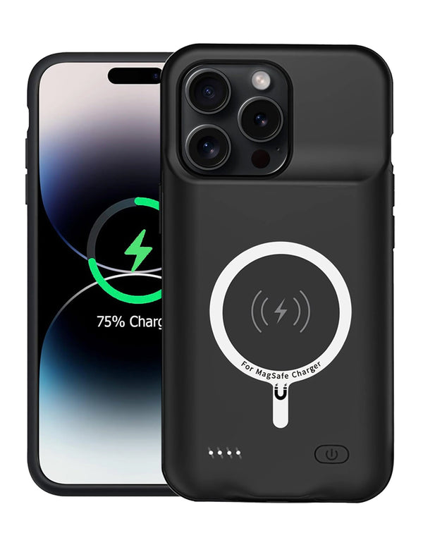 Encuentra el mejor case de carga slim con Msafe Charging de 7000mAh para tu iPhone 16 Pro en Guatemala.