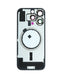 Tapa trasera con marco MagSafe para iPhone 16 Pro en Guatemala, disponible en color blanco titanio sin logo.