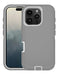 Encuentra el mejor case heavy duty para tu iPhone 16 Pro en Guatemala, disponible en colores Gris & Blanco, ideal para proteger tu dispositivo en reparaciones.