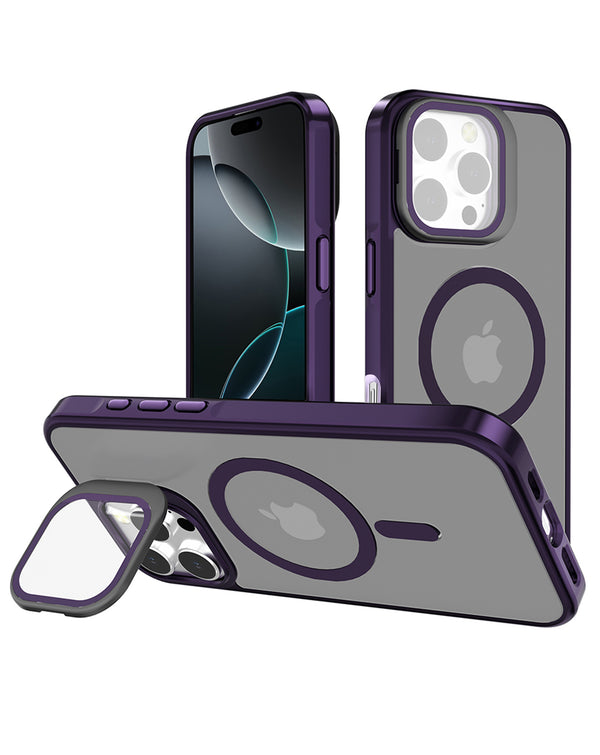 Encuentra la mejor funda slim transparente con soporte para cámara y carga inalámbrica para iPhone 16 Pro en Guatemala.