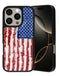 Protege tu iPhone 16 Pro con estilo patriótico con este case Magsafe con diseño de bandera de Estados Unidos en Guatemala.