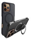 Encuentra la funda de fibra de carbono con soporte magnético para iPhone 16 Pro en Guatemala.