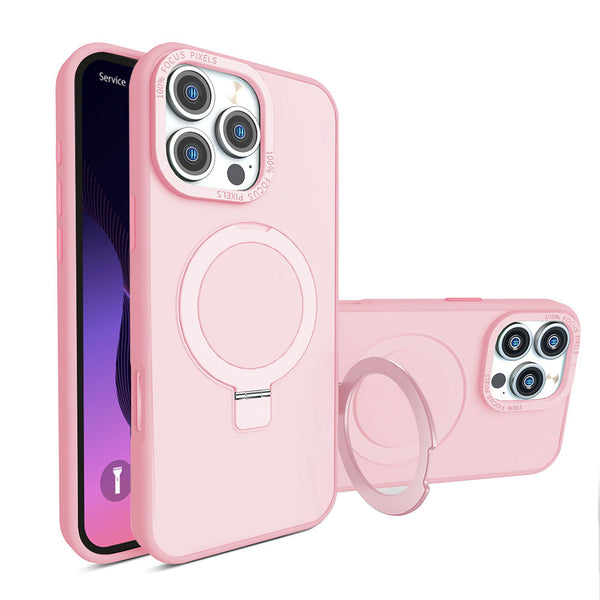 Compra el case de carga inalámbrico Carbon con soporte de anillo para iPhone 16 Pro en Guatemala, disponible en SlowBack.