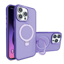 Compra el estiloso Case de carga Carbon con soporte anillo PURPLE para iPhone 16 Pro en Guatemala.