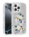 Encuentra la funda transparente con diseño de flores y cargador inalámbrico para iPhone 16 Pro en Guatemala.
