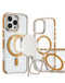 Encuentra la funda magnética clara tipo caballete para iPhone 16 Pro en Guatemala, ideal para proteger tu dispositivo con estilo.