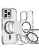 Encuentra la mejor funda magnética clear con soporte para cámara para iPhone 16 Pro en Guatemala.
