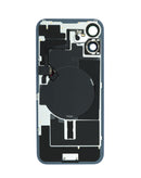 Encuentra tapas traseras con NFC inalámbrico y imán MagSafe para iPhone 16 Plus en Guatemala, disponibles en un pack de 2 en color teal.