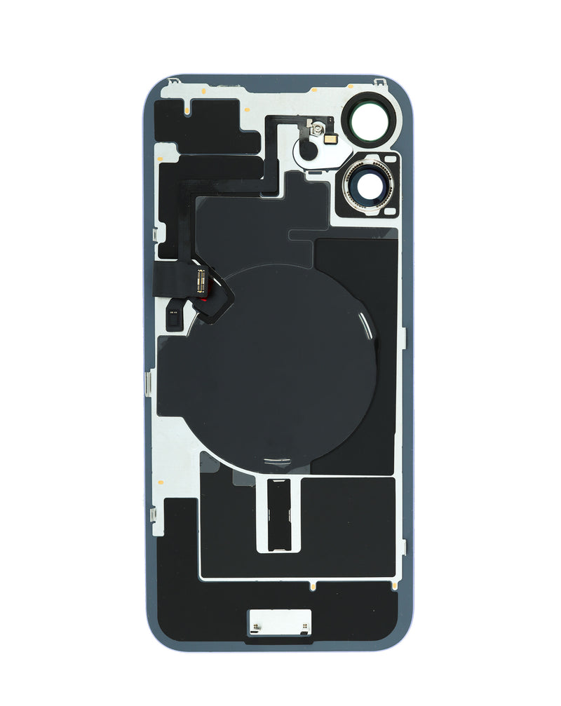 Encuentra tapas traseras con NFC inalámbrico y imán MagSafe para iPhone 16 Plus en Guatemala, disponibles en un pack de 2 en color teal.