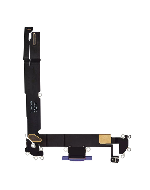 Encuentra el mejor cable flex para reparación de puerto de carga de iPhone 16 Plus en Guatemala con calidad Premium y en color Ultramarine.