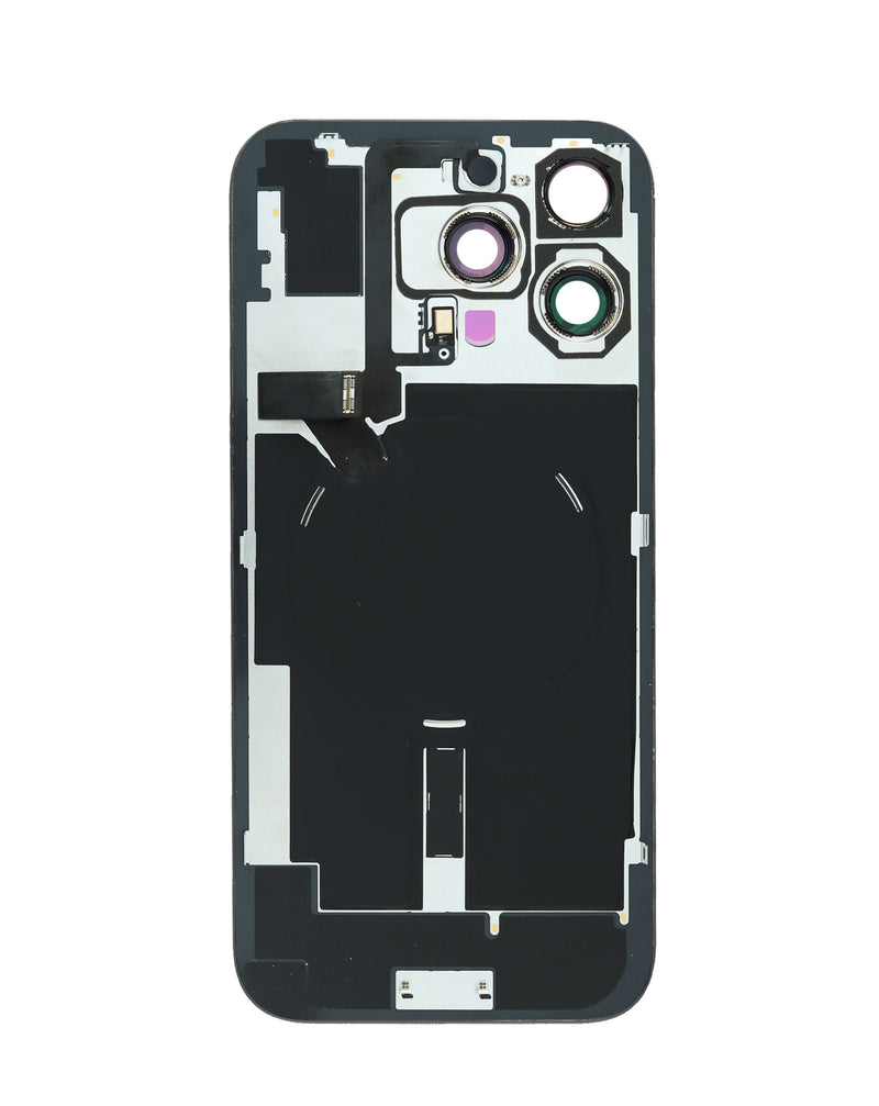 Encuentra tapas traseras con marco y flex de carga para iPhone 16 Pro Max en Guatemala.