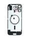 Encuentra tapas traseras con marco e imán MagSafe para iPhone 16 Pro Max en Guatemala, ideales para reparaciones y ventas al por mayor.