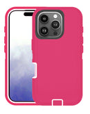 Encuentra la mejor funda heavy duty en color HOT PINK para tu iPhone 16 Pro Max en Guatemala.