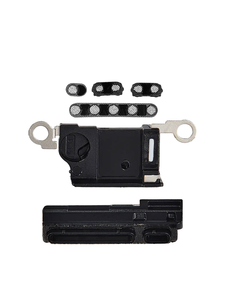 Encuentra la malla de altavoz/micrófono en color negro titanium para iPhone 16 Pro Max en Guatemala.
