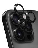 Encuentra el mejor lente de cámara trasera para iPhone 16 Pro/16 Pro Max en Guatemala con bracket y bisel en negro titanio en los talleres de reparaciones especializados.