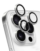 Encuentra lentes de cámara trasera premium para iPhone 16 Pro / 16 Pro Max con soporte y marco en Guatemala.