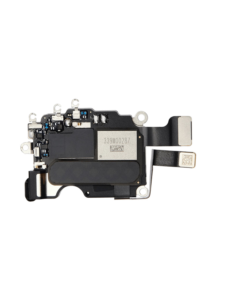 Reparación de altavoz de auricular con cable flex WiFi para iPhone 16 Pro Max en Guatemala.