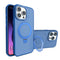 Compra el case de carga wireless Carbon con soporte anillo en DARK BLUE para iPhone 16 Pro Max en Guatemala.