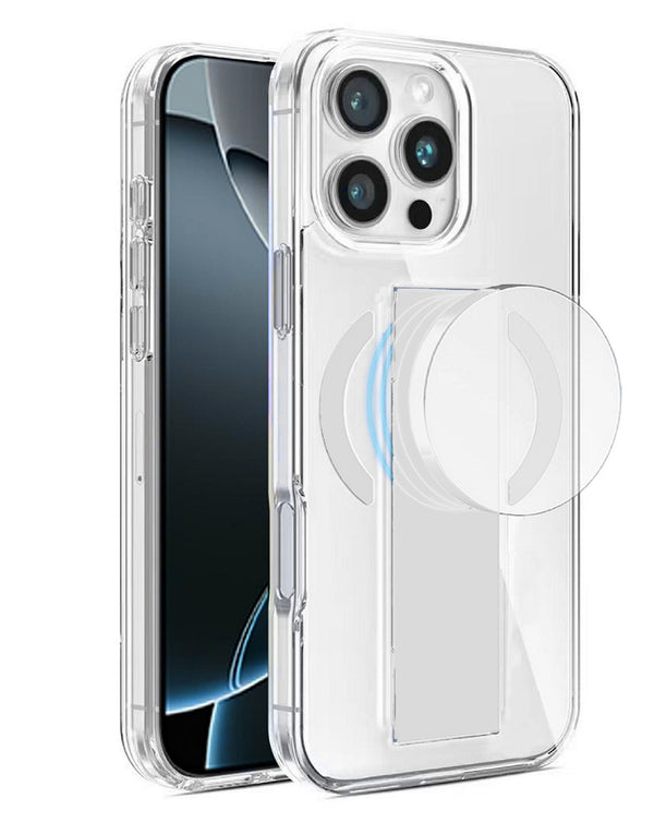 Protege tu iPhone 16 Pro Max con un case duro transparente con MagGrip en Guatemala.